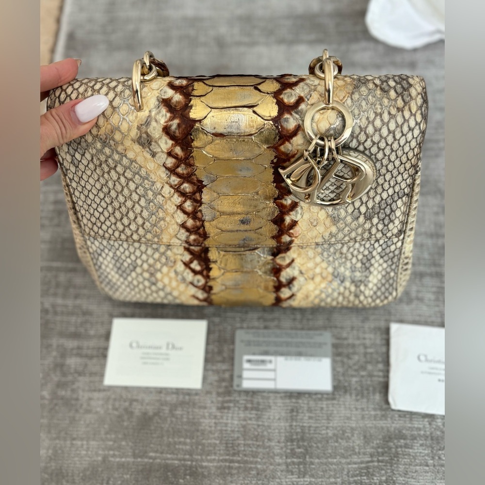 DIOR BAG 
SNAKE SKIN
EXOTIC PYTHON  🐍